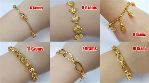 gold bracelet weight in grams